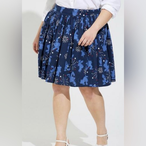 NWT-Torrid/Disney’s Mickey Mouse and friends Americana skirt size 2x 3X - Picture 2 of 6